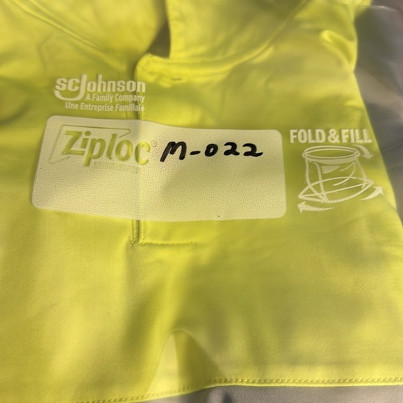 Nike Golf Dri-Fit Collared Short Sleeve Men’s Polo Shirt Large Grey‎ Yellow GUC - Picture 8 of 8